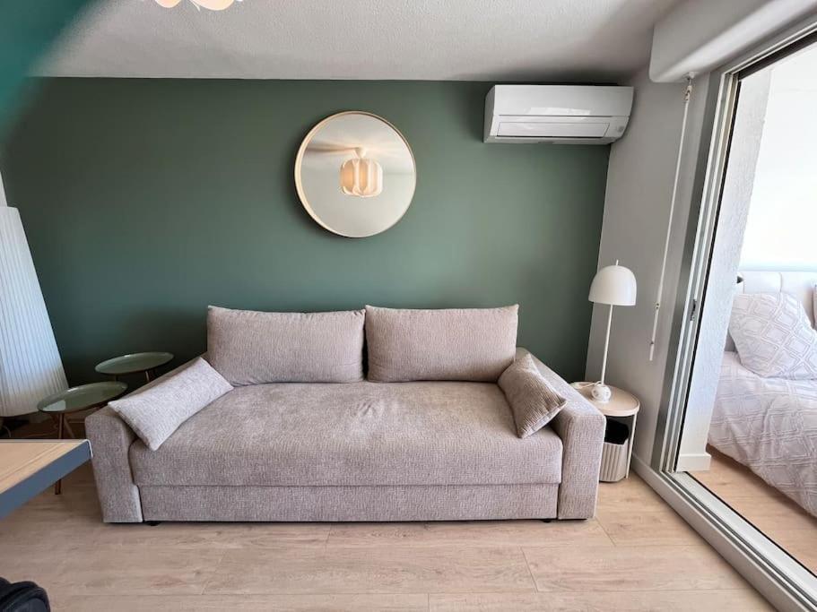 Studio Vue Mer Avec Piscine Et Terrain De Tennis 索塞莱潘 外观 照片
